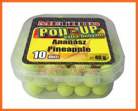 Top Mix Pop Up Method Horgász Bojlik 10mm Ananászos