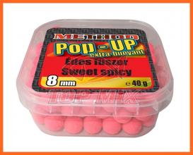 Top Mix Pop Up Method Horgász Bojlik 8mm Édes Fűszeres