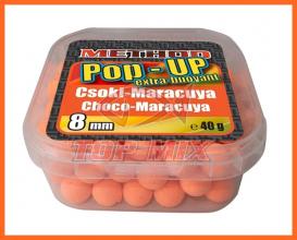 Top Mix Pop Up Method Horgász Bojlik 8mm Csoki Maracuya