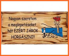 Vicces Fatábla Nagyon Szeretem A Meglepetéseket, Horgász Ajándékok