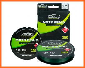 Wizard MXT8 Profi Verseny Pergető Fonott Zsinór 150m 0,10mm