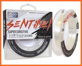 Asso Sentinel Monofil Távdobó Horgász Zsinór 300m 0.235mm 4.5Kg