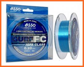Asso Surf Monofil Fluorocarbon Horgász Zsinór 1000m 0.30mm 6.35Kg