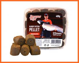 Benzár Mix Harcsázó Horgász Pellet Véres Halas Májas 22mm 400g
