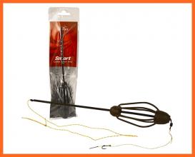 Benzár Mix Longcast Kész Horgász Etetőkosaras Szerelék 60g