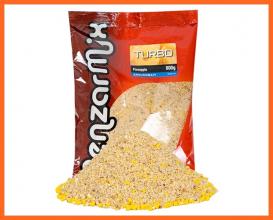 Benzár Mix Turbo Grundbait Horgász Etetőanyag Ananász 800g