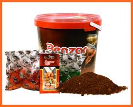 Benzár Mix Vödrös Horgász Etetőanyag Szett + Csalik Method 3000g