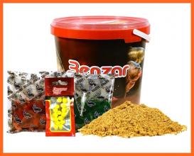 Benzár Mix Vödrös Horgász Etetőanyag Szett + Csalik Ponty 3000g