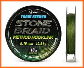 By Döme Team Feeder Stone Braid Method Horgász Előkezsinór 0,20mm 10m 15,2Kg