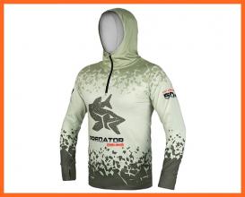 Delphin Armor Kapucnis Hosszú Ujjú Póló Zöld Xl