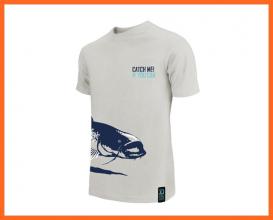 Delphin Catch Me Harcsa Mintás Horgász Póló XXL-es 1