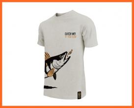 Delphin Catch Me Süllő Mintás Horgász Póló XXXL-es King Size 1