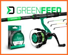 Delphin Green Teljes Feeder Horgászbot Szett 360cm 100g