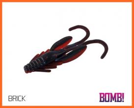 Delphin Nympha 2,5cm 10db Műcsali Brick Fekete
