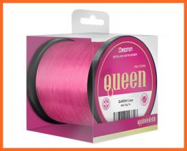 Delphin Queen Carp Monofil Horgász Zsinór Rózsaszín 1200m 0,28mm 5,9Kg