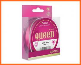 Delphin Queen Feeder Rózsaszín Monofil Horgász Zsinór 300m 0,25mm 5,0Kg