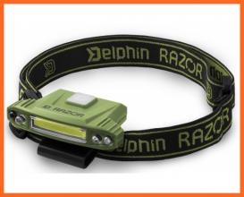Delphin Razor Tölthető Horgász Fejlámpa