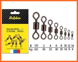 Delphin Rolling Swivel Forgókapocs 2-es