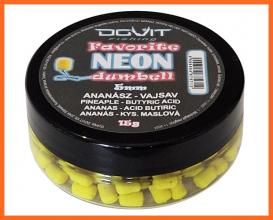 Dovit Favorite Dumbell Neon Horgász Pellet Ananász Vajsav 5mm 18g