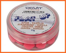 Dovit Flat Up Horgász Pellet Közepes Eper Vanília 15g