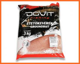 Dovit Gazdaságos Piros Epres Horgász Etetőanyag 3000g