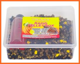 Dovit Rapid Pellet Boksz Ananász Halibut 450g+150ml Aroma