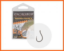 Excalibur Round Barbless Feeder Horog 16-os 8db/csomag