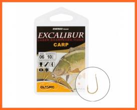 Excalibur Carp Classic Gold Pontyozó Horog 12-es 10db/csomag