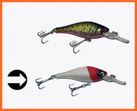 Frenetic Bluster Wobbler 6,5cm 5,3gr Fehér Piros