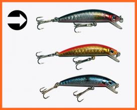 Frenetic Flicker Wobbler 6cm 3gr Ezüst Fekete