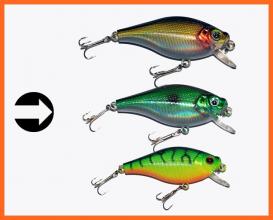Frenetic Pounder Wobbler 5,5cm 3,8gr Zöld Fekete