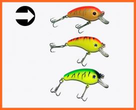 Frenetic Strucker Wobbler 5cm 5gr Sárga Piros