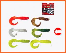 Frenetic Egyfarkú Twister Műcsali 7cm 5db Sötét Zöld