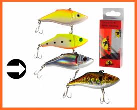 Frenetic Vibrater Wobbler 7,5cm 9gr Ezüst Fekete
