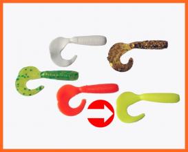 Frenetic Kis Méretű Twister Műcsali 4,5cm 8db Fluo Sárga