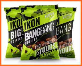 Ikon Super Feeding Bang Bang Horgász Bojli Tenger Gyümölcsei 20mm 5000g