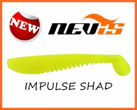 Nevis Impulse Shad Horgász Műcsali 10cm 4db Sárga