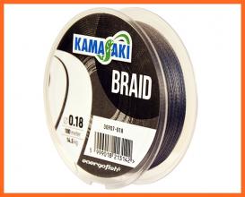 Kamasaki Braid Grey Fonott Zsinór 100m 0.40mm 41.9Kg