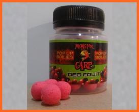 Misel Zadravec Monster Carp Pop Up Horgász Bojli 8mm Piros Gyümölcs