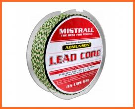 Mistrall Lead Core Fonott Horgász Előkezsinór 5m 55Lbs
