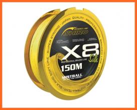 Mistrall Shiro X8 Fluo Fonott Zsinór 150m 0.36mm 43.50Kg