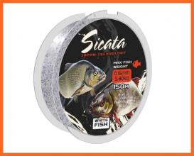 Mistrall Sicata White Fish Monofil Horgász Zsinór 150m 0.16mm 5.80Kg