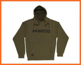 Navitas Core Hoody Kapucnis Horgász Pulóver Zöld S