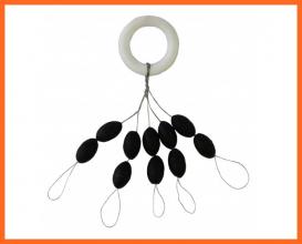 Nevis Black Stopper 8x5mm 10db/csomag