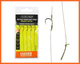 Nevis Előkötött Feeder Horog Csalitüskével 10-es 7mm 5db/csomag