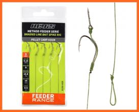 Nevis Előkötött Horog 0.16mm 6-os Horog 10mm Csalitüske 5db/csomag