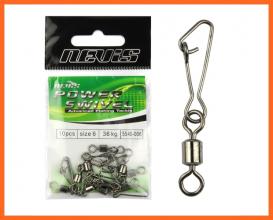Nevis Hengeres Horgász Forgó+Kapocs 6-os 35Kg 10db/csomag