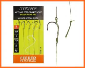 Nevis Method Feeder Előkötött Horog Csalitüskével 10-es 5db/csomag