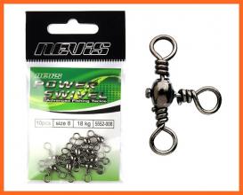 Nevis Power Swivel Horgász Hármasforgó 10-es 15Kg 10db/csomag