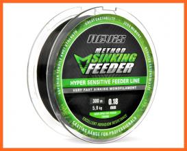 Nevis Sinking Feeder Monofil Horgász Zsinór 300m 0.18mm 5.9Kg